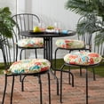 thumbnail image 3 of Breeze Floral 15 in. Round Outdoor Bistro Seat Cushion (Set of 4) by Greendale Home Fashions, 3 of 7