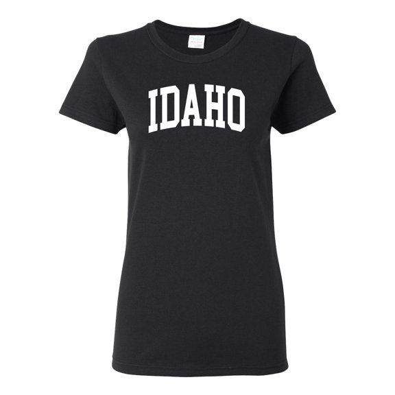 Wild Bobby State of Idaho College Style Women Graphic Tee