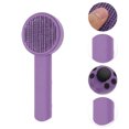 thumbnail image 3 of Unique Bargains 1 Pc Durable Pet Grooming Brush for Dog for Cat 7.48"x3.03"x2.09" Purple, 3 of 6