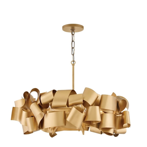 Fredrick Ramond Lighting - Delfina-Five Light Chandelier-26 Inches Wide by 10