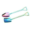 thumbnail image 3 of Mini Shovel Spoon, 15cm Length Shovel Spoon Set Stainless Steel  for Outdoor Titanium,Colorful, 3 of 8
