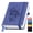 Dark Blue, variant on Lined Journal Notebook, 365 Pages, A5 Leather Journal for Writing, Hardcover Notebook with 100GSM Thick Paper, College Ruled, Daily Journal for Women & Men, Travel, Work, School, Note Taking, Purple