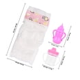 thumbnail image 2 of SASABAXI 1 Set of Simulation Bottle Toy Assorted Color Plastic Doll Accessories for Creativity Development, 2 of 8