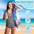 thumbnail image 3 of Tirrinia Lightweight Beach Poncho Towel with Hood for Adult, Quick Dry, Travel Surfer Pool, 3 of 7