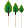 thumbnail image 1 of Coxeer Cake Topper Set Felt Plant Cute Cake Pick Cupcake Decoration Stick for Birthday, 1 of 10