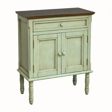 Homneer Farmhouse Buffet Cabinet with Storage, Easily Assembled Sideboard Wood Buffet Table with Drawers for Entryway, Dining and Living Room (Green)