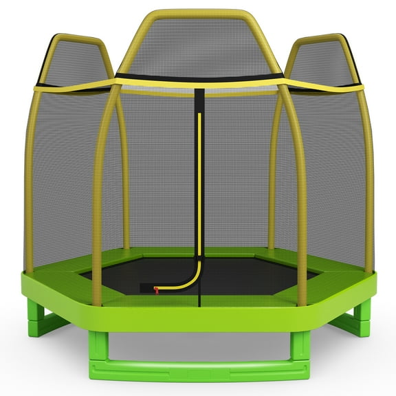 Infans 7FT Kids Trampoline Outdoor Indoor Recreational Bounce Jumper