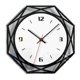 thumbnail image 1 of Reloj de pared poligonal Reloj de pared acrílico decorativo para sala de estar y dormitorio ultra silencioso sidaley HA1379-00B, 1 of 6