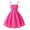 Red, variant on Kiijoy Big Girls Summer Sleeveless Strappy Dress Solid Color Casual Party Dress