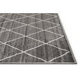 thumbnail image 2 of Well Woven Kings Court Clover 2' x 3' Modern Geometric Lattice Trellis Grey Non-Slip Indoor/Outdoor Area Rug, 2 of 2