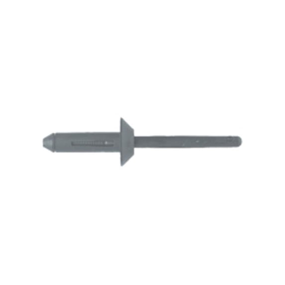 DYN-6501RX 0.20 & 0.46 in. Blind Rivets - GM, 0.06-0.17 in. Length - Black Nylon - 3 Piece