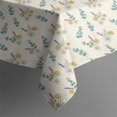 thumbnail image 5 of Pioneer Flower Floral Print Pattern Square Tablecloth, Waterproof Wipeable Spillproof Washable Table Cover for Home Kitchen Party and Daily Decor 42"x42", 5 of 6