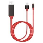 yongy HDMI Cable for iPhone iPad Compatible with iPhone iPad to Hdmi Adapter
