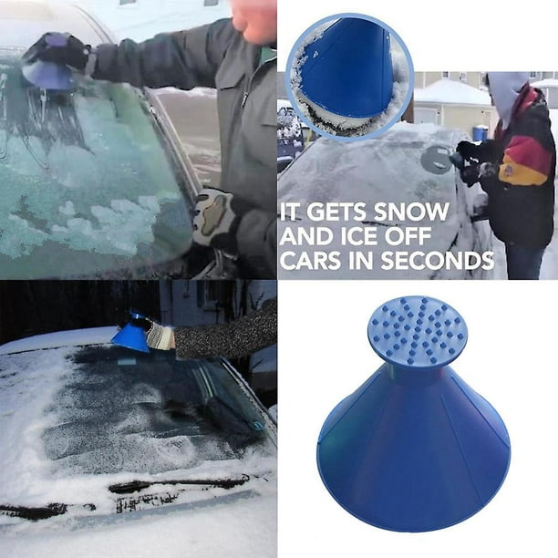 Acheter Grattez un grattoir à glace rond en forme de cône magique