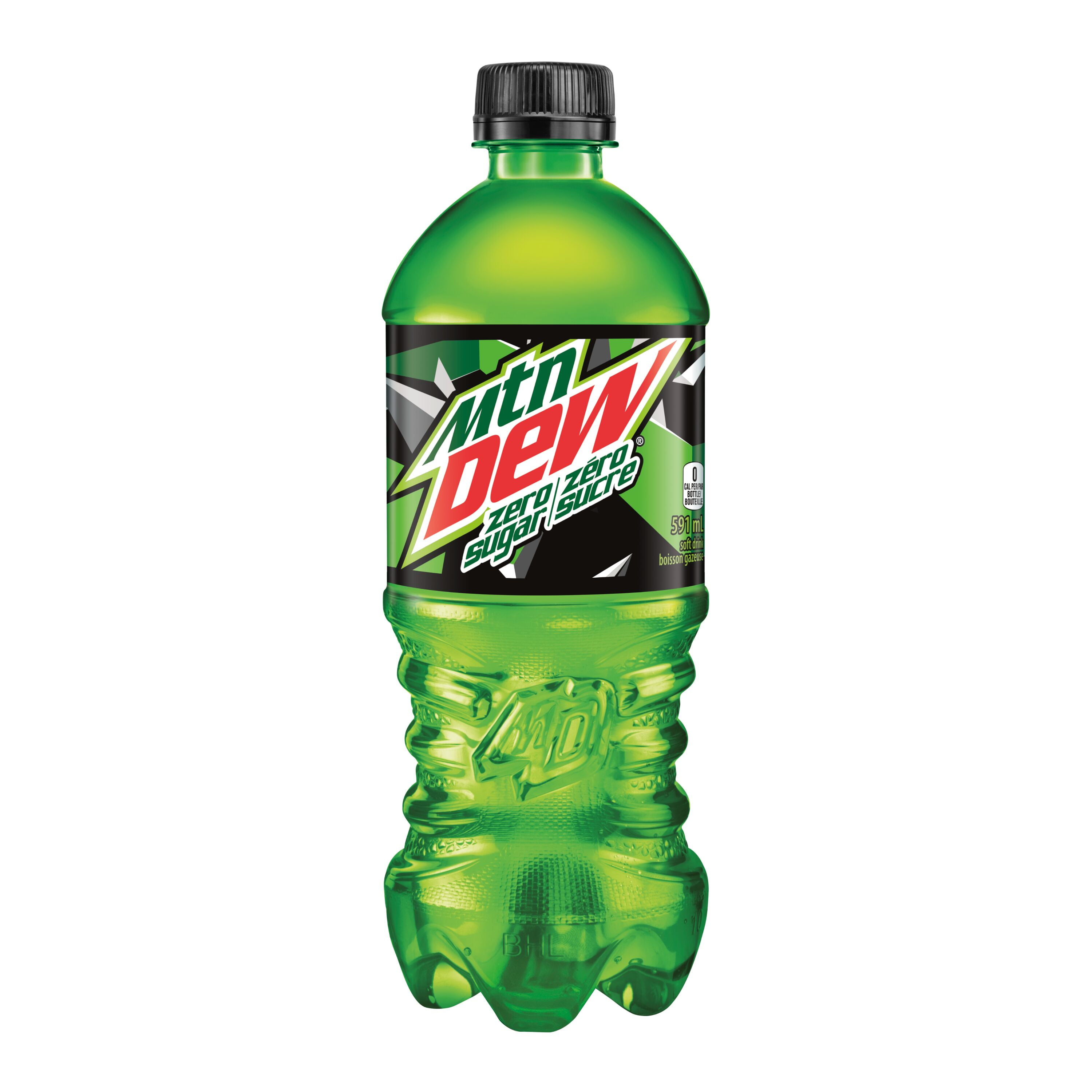 Mtn Dew Zero Sugar Boisson Gazeuse 591 mL, Bouteille 591 mL