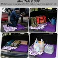 thumbnail image 3 of KEIAHUAN Purple Hibiscus Tribal Car Trunk Mat 29" x 39", Non Slip All Weather Cargo Liner Full Protection Universal Fit for Most Cars Suv Trucks, 3 of 6