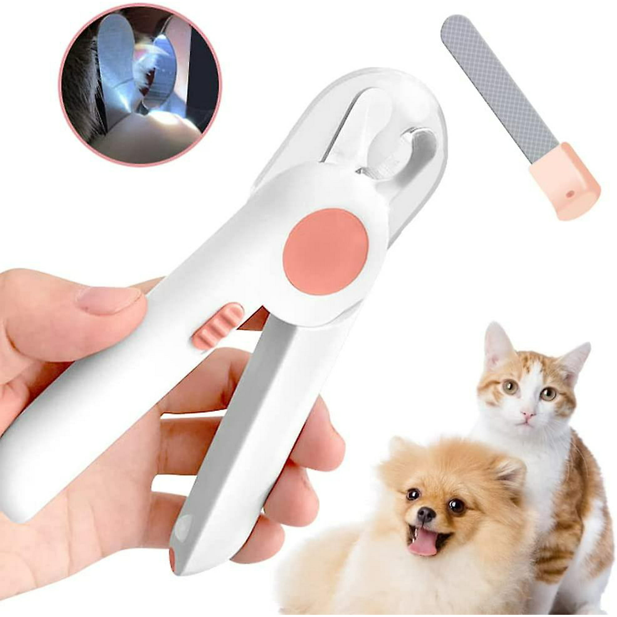 Dog Nail Clipper, Dog Claw Clipper, Professional Grooming Tool With Led  Light And Dog Nail File | Walmart Canada