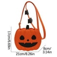 thumbnail image 3 of Vikakiooze Fall Thanksgiving Pumpkin Crossbody Bag Wallet Novelty Shoulder Bag Lady'S Halloween Handbag Shoulder Chain Wallet, Gift for Women, 3 of 6