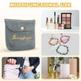 thumbnail image 4 of Bolsas de Joyería de Terciopelo con Botón a Presión, Pequeñas Bolsas de Almacenamiento de Joyería de Terciopelo para Anillos, Collares, Pulseras, Regalos en Gris, 4 of 7