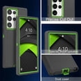 thumbnail image 4 of For Samsung Galaxy S23 Ultra Case Cover 3 in 1 Layers Rugged Heavy Duty Shockproof 6.8'' Grey, 4 of 6