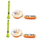 thumbnail image 1 of Juego de 6 armónicas portátiles, divertidas y musicales, mini organillo, juguete educativo para niños (flauta, tabla y armónica, 2 de cada color aleatorio)., 1 of 7