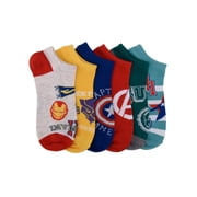 Avengers No Show Socks, 6-Pack, Sizes M Boys