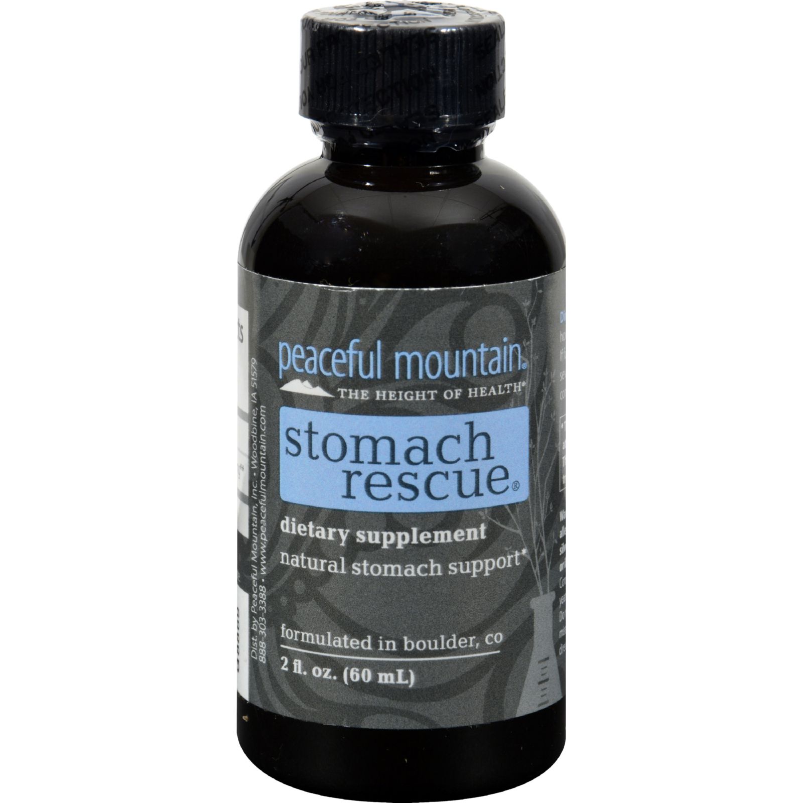 Peaceful Mountain Mini Stomach Rescue Dietary Supplement 2 oz