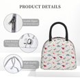 thumbnail image 4 of Fotbe Cute Dinosaur Pattern Lunch Bag, Insulated Lunch Box, Small Leakproof Cooler Food Lunch Containers Reusable High Capacity Lunch Tote Bags for Work, Travel, Outdoor, 4 of 6