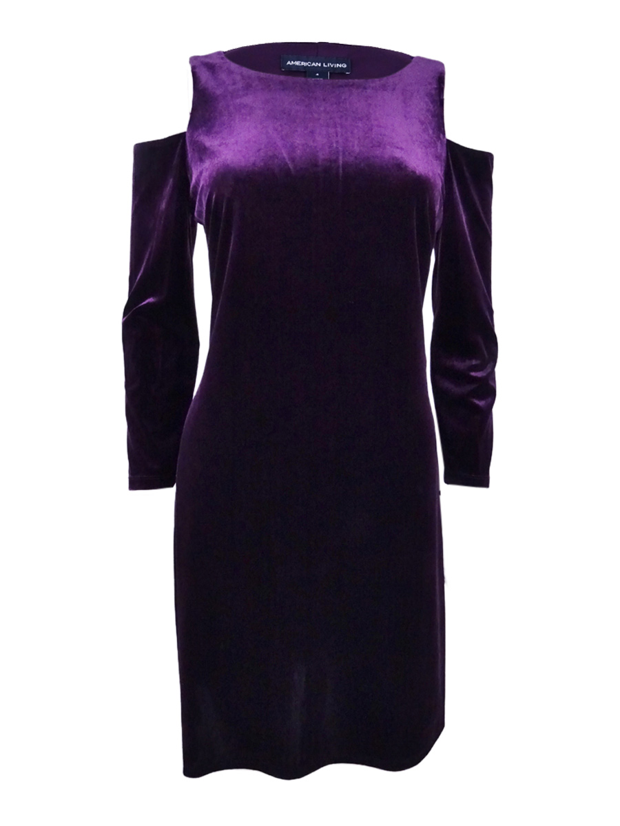 american living velvet dress