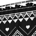 thumbnail image 3 of Waterproof Aztec Black Shower Curtain 72x72 Inch Boho Style Polyester Unique Shower Curtain for Bathroom Hotel Home Decor with 12 Plastic Hooks, 3 of 5