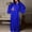 Blue, variant on Blmnix Lace Nightgown Moo Moos for Women Nightgown Sleep Dresses Satin Nightgown Chemise Blue V-Neck Long Sleeve Long Mumu Nightgown for Women,S