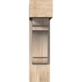 thumbnail image 2 of Ekena Millwork 7 1/2"W x 24"D x 28"H Olympic Block Smooth Bracket w/ Offset Brace, Douglas Fir, 2 of 25