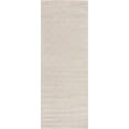 thumbnail image 2 of Hauteloom Kazuma Hallway, Kitchen Machine Washable Runner Rug - Square Piles, Checkered - White, Cream - 2'7" x 10', 2 of 13