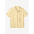thumbnail image 2 of KingSize Men's Big & Tall Short-Sleeve Guayabera Shirt, 2 of 3