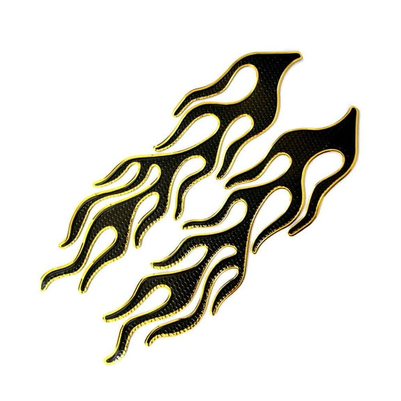yaaqii 3D CAR Motorcycle Flame Waterproof Gas Tank Decals Stickers for Suzuki