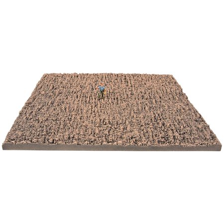 Walthers SceneMaster Plowed Dirt Farm Field (Ready-to-Use Foam Casting)