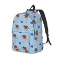 thumbnail image 2 of Balery Sea Turtle Vintage Canvas Backpack for Men and Women - Large Capacity, Durable Travel Laptop Bag for School, Work, Hiking, and Outdoor Activities, 2 of 7