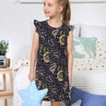 thumbnail image 4 of Balery Snake Sleep Camisón de princesa para niñas, pijama de algodón con mangas abullonadas, suave y bonito.-Medium, 4 of 6
