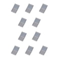 thumbnail image 1 of Maoww Extension Strap Bra Extenders Buckle 3 Rows 3 Hooks Women Multicolor Lengthened Back Replacement Intimates silver gray silver gray 10Set, 1 of 6