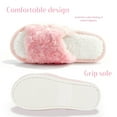 thumbnail image 5 of TRANSLINK Cozy Slippers with Soft Fuzzy Material and Memory Foam Comfort Portable for Home Indoor Outdoor, 5 of 6