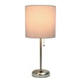 thumbnail image 4 of LimeLights Stick Lamp with Charging Outlet and Fabric Shade, 4 of 5
