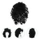 thumbnail image 5 of Pelucas negras rizadas para mujeres negras, pelucas afro largas y rizadas, cabello sintético grande, esponjoso y con volumen, para cosplay y uso diario, 5 of 7