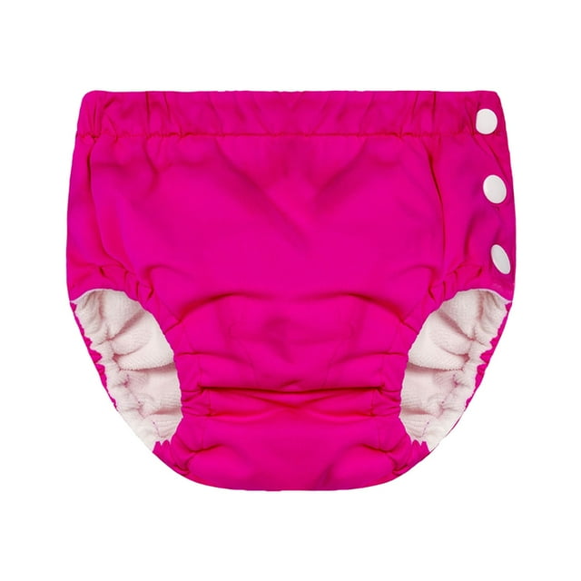 MZXELPRJD Maillot de Bain Réutilisable pour Bébé, Couche Ajustable pour Bébé 6m-2y, Short de Bain Unisexe pour Garçons, Short de Bain pour Filles