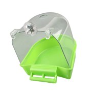 CIYISON Bird Cage Mounted Shower Room Antisplashing Hangable Bathing Tub for Parakeets