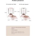 thumbnail image 4 of Dispensador de comida seca para mascotas, dispensador automático de agua, cuenco para mascotas, fuente dispensadora de comida/agua de 3,8l para perros y gatos, 4 of 4