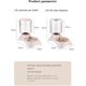 thumbnail image 4 of Dispensador de comida seca para mascotas, dispensador automático de agua, cuenco para mascotas, fuente dispensadora de comida/agua de 3,8l para perros y gatos, 4 of 5