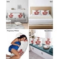 thumbnail image 5 of Valentine's Day King Pillow Cases Set of 2 - Microfiber Bed Throw Pillow Covers, Red Love Balloons Bottles Simple Romantic Decorative Lumbar Pillow Cover with Envelope Closure for Sofa/Travel 20"x36", 5 of 6