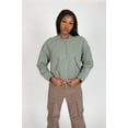 thumbnail image 4 of Quilted Corduroy Bomber Jacket - Women’s Casual Warm Outerwear, 4 of 4
