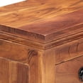 thumbnail image 6 of vidaXL Sideboard Buffet Storage Side Cabinet for Living Room Solid Wood Acacia, 6 of 28