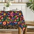 thumbnail image 4 of Mexico Tablecloth 60x120 Inch Rectangular, Cinco De Mayo Fiesta Washable Table Cover for Party Picnic Dinner Decor, 4 of 6